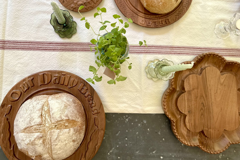 Vintage English Bread Board: Our Daily Bread, Medium, Natural