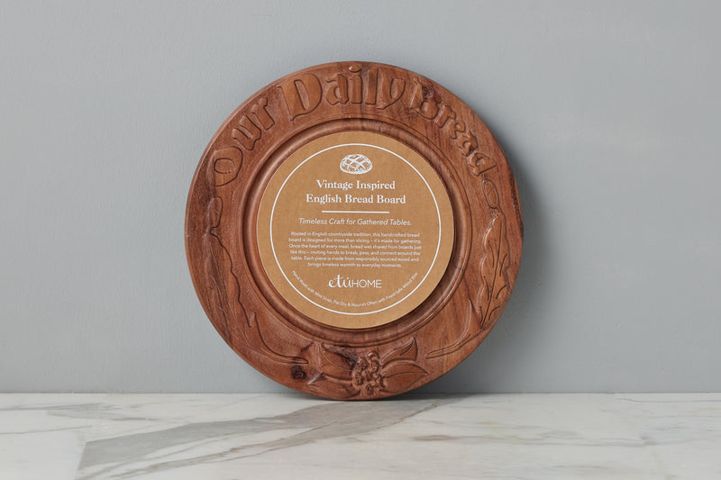 RMN605EN2 etuhome Vintage English Bread Board Our Daily Bread Medium