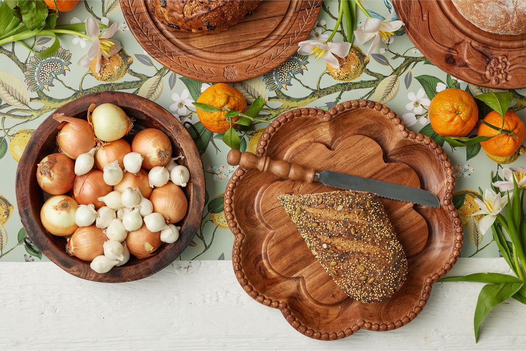 RMN610UN2 etuhome Serrated Bread Knife Wood Handle