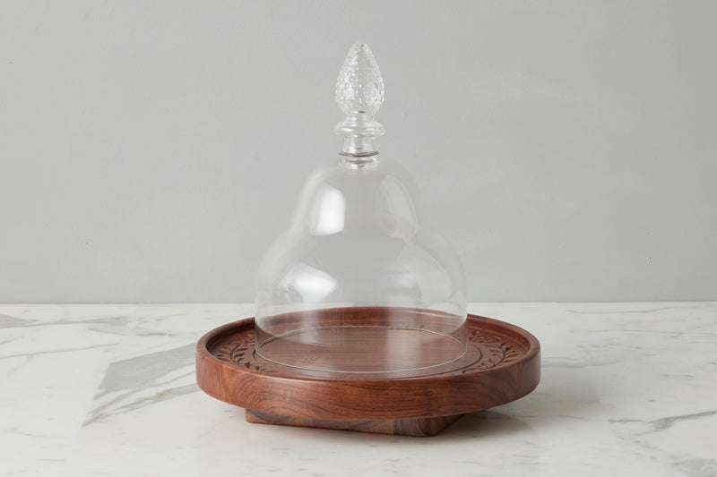Glass Teardrop Cloche