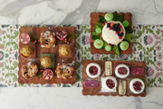 Scalloped cutting boards in square and rectangular shapes