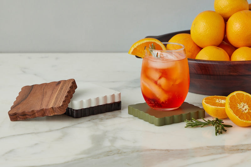 RMN701AS2 etuhome vineyard scalloped wood coasters set of 4