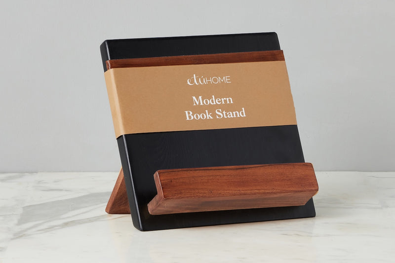 Modern iPad / Cookbook Holder, Black
