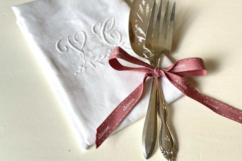 Found Silver Dessert Serving Set