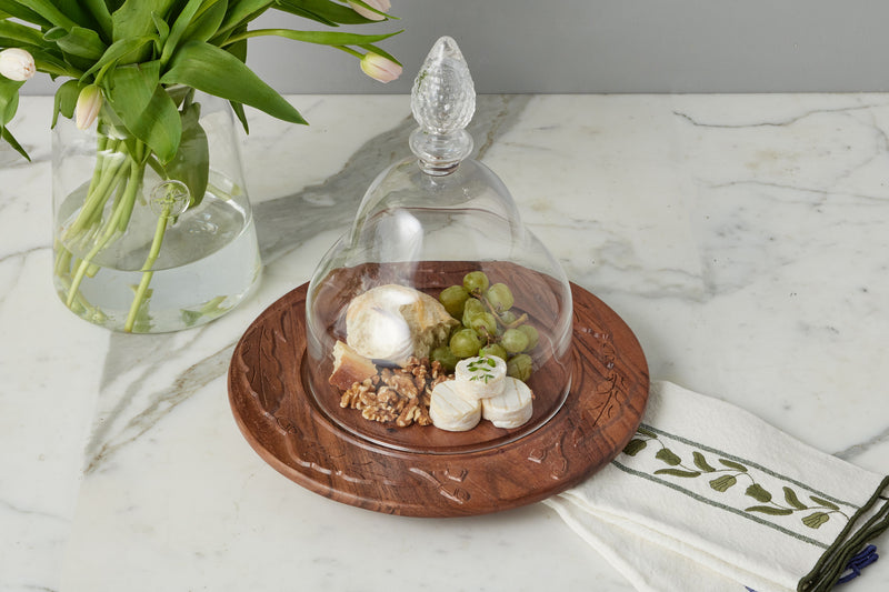 Glass Teardrop Cloche