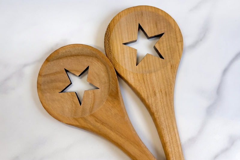 Euro Star Spoon Set, Beechwood