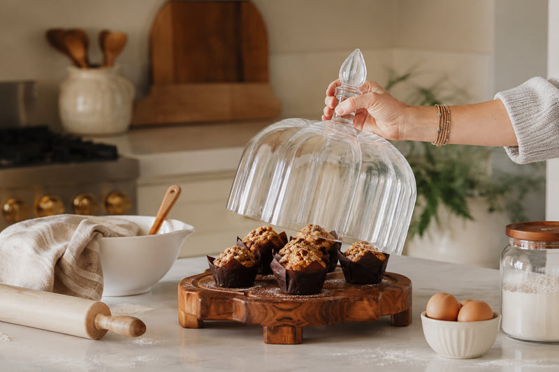 Glass Quatrefoil Dome