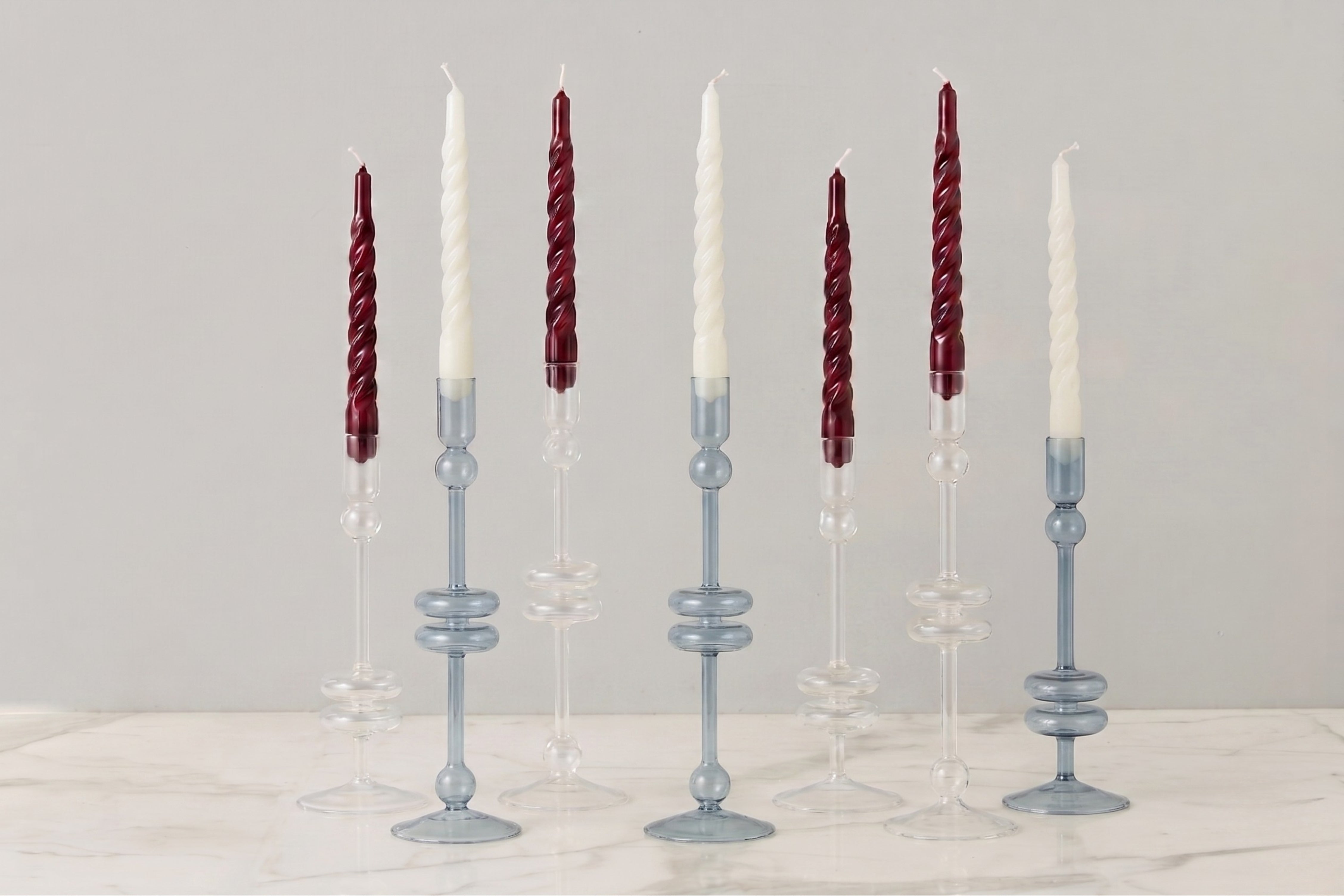 etúHOME Twisted Taper Candles