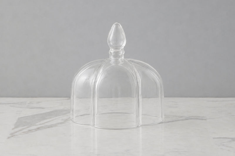 Glass Quatrefoil Dome