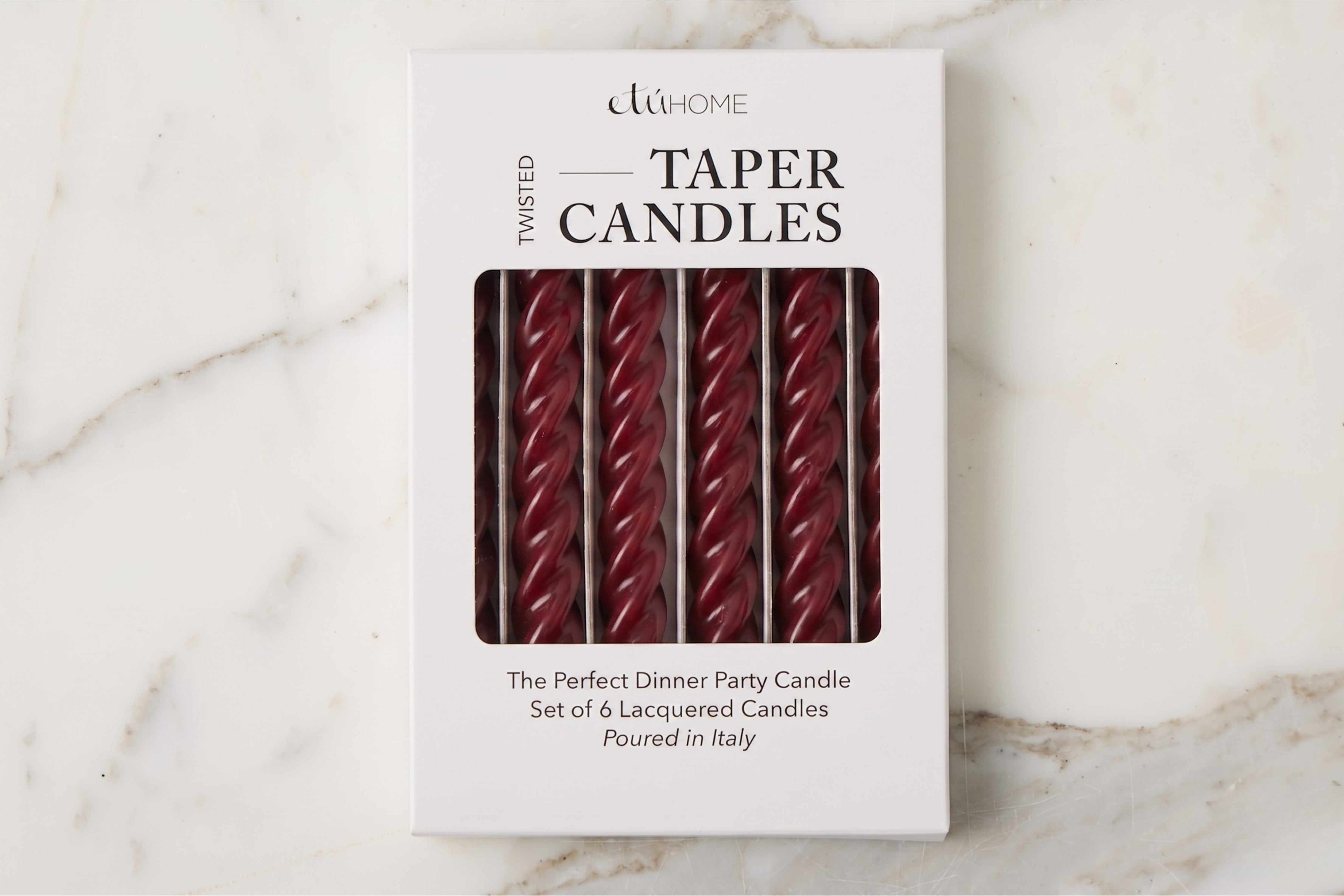 etúHOME Twisted Taper Candles - Thumbnail 2