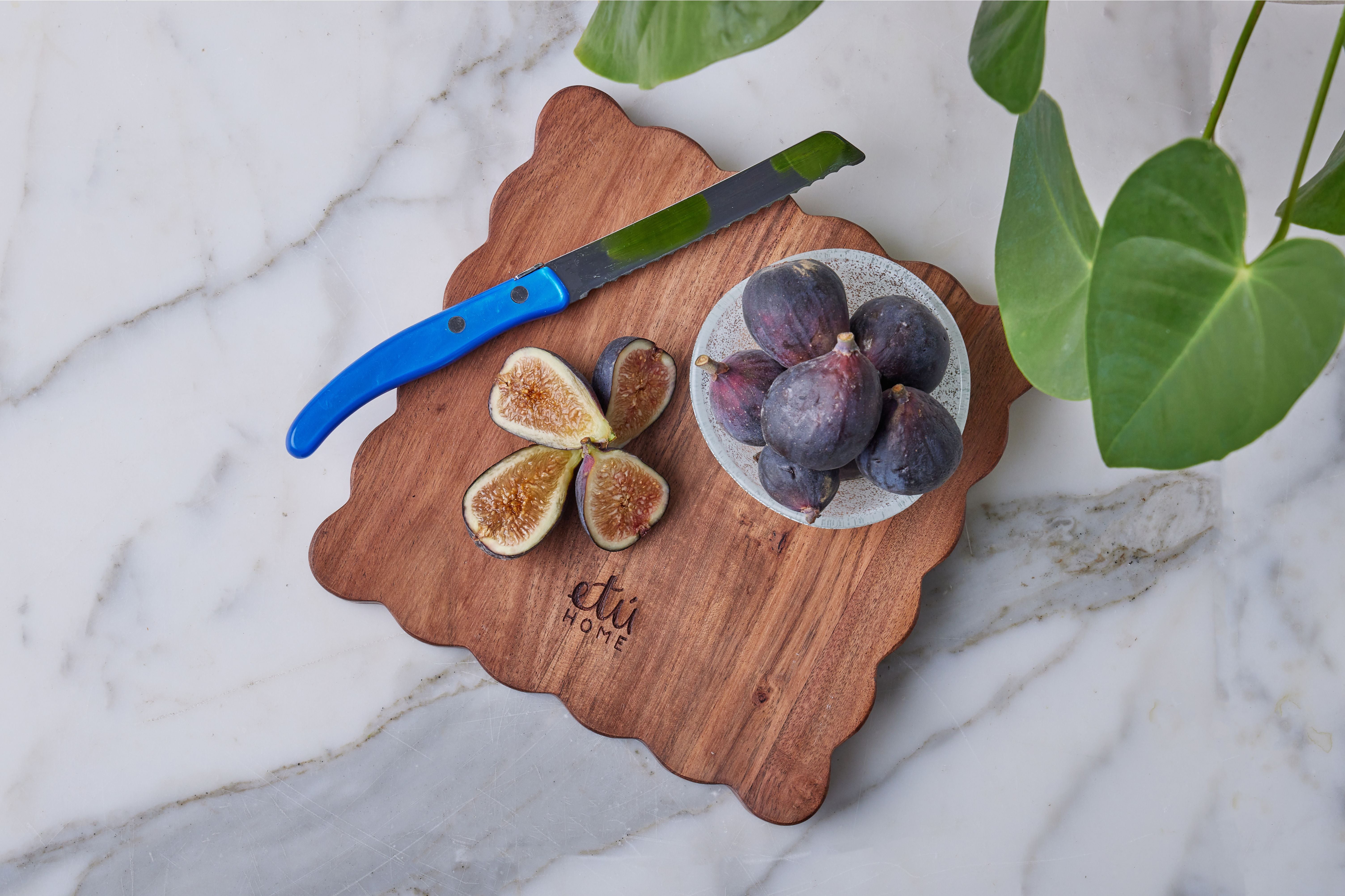 Scalloped Wood Appetizer Cheese Boards