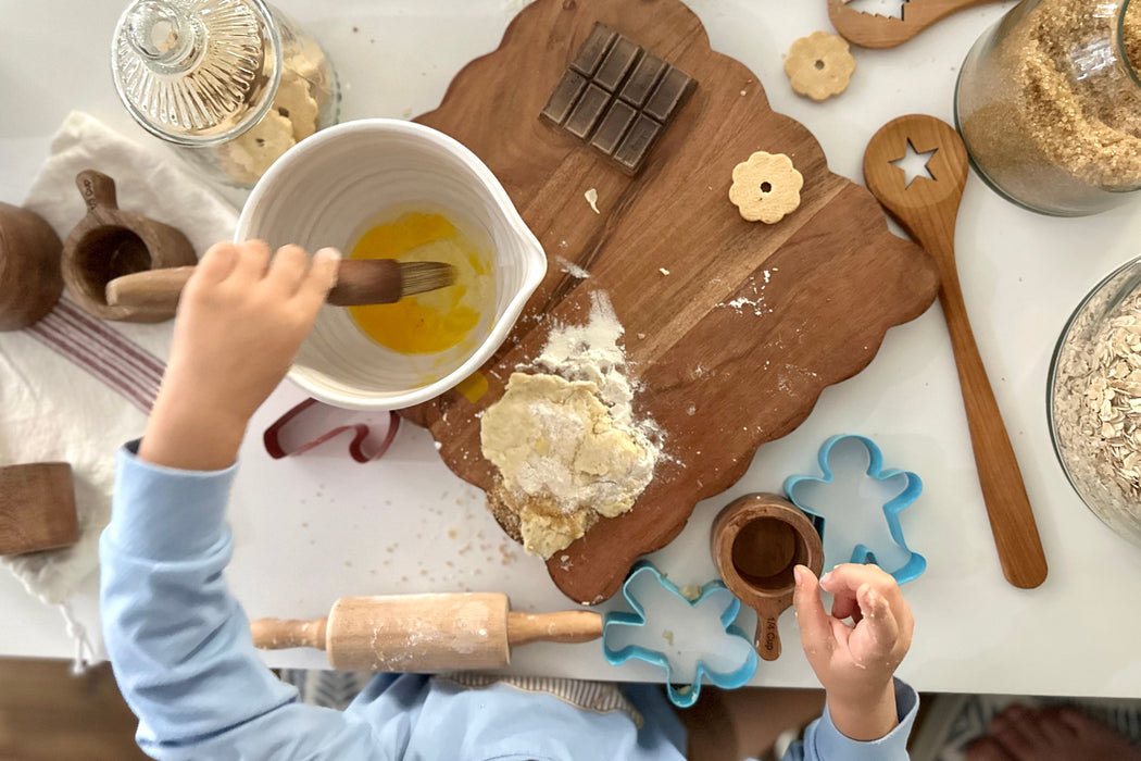 French Pastry Brush, Cherrywood