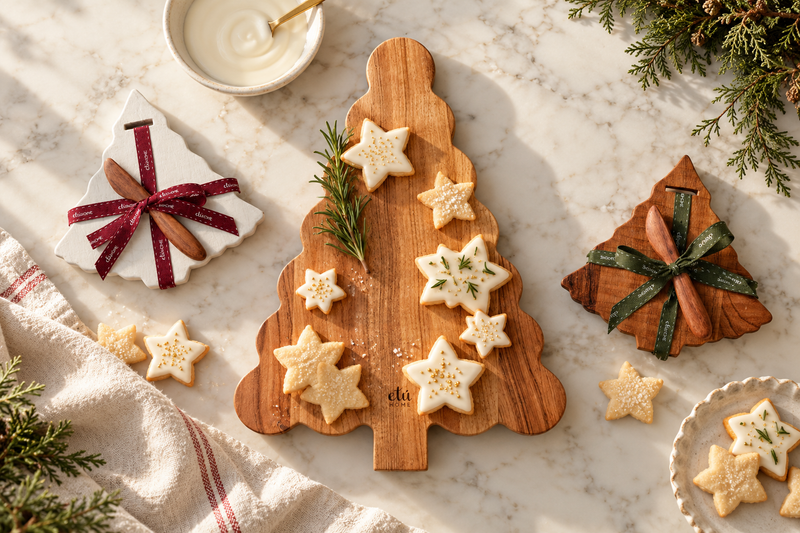Scalloped Tree Cutting Board, Large