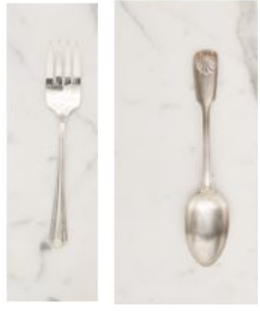 Found Serving Spoon & Fork Set