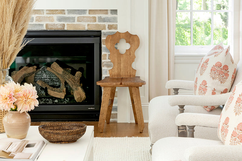 Tyrol Accent Chair, Natural Clover