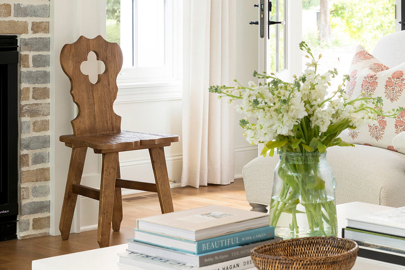 Tyrol Accent Chair, Natural Clover
