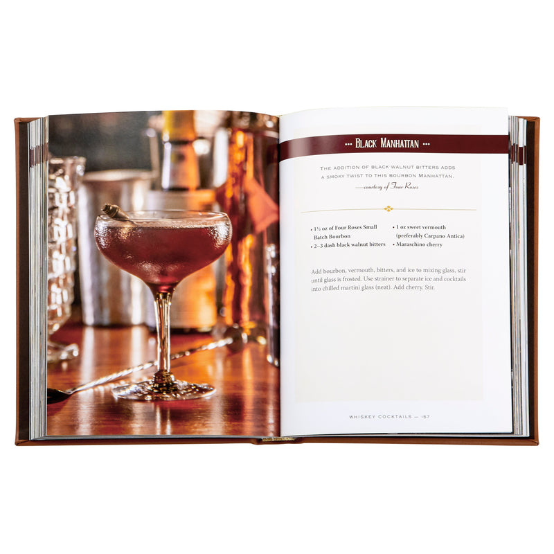 Whiskey Cocktails, Leather Cover Edition