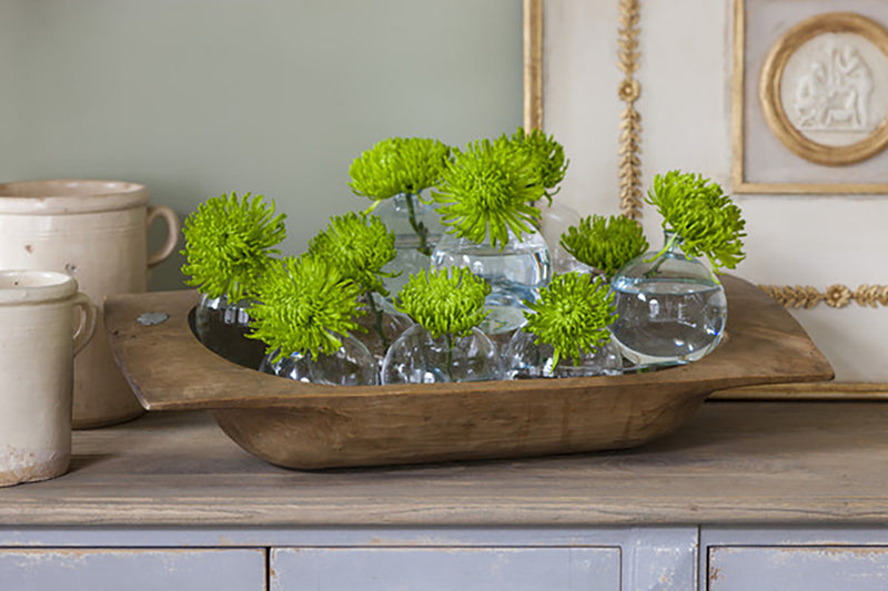 Antique Oval Dough Bowl
