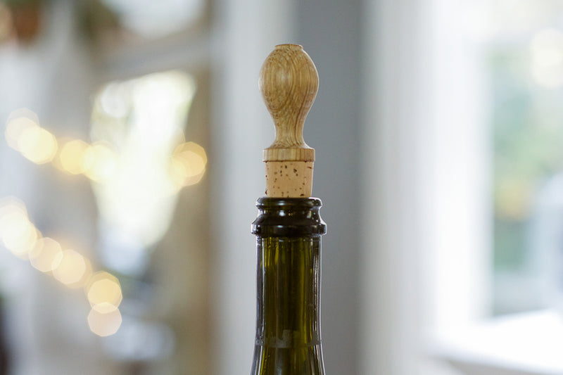 Oak Bottle Stopper