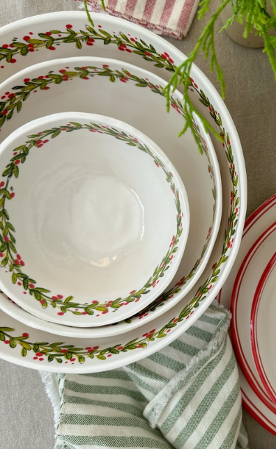 Wreath Stacking Bowl, Small