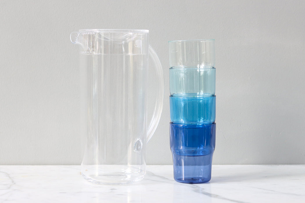 Stacked Nested Pitcher, Blue