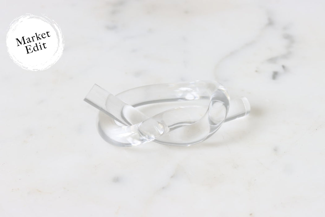 Acrylic Knot Napkin Ring