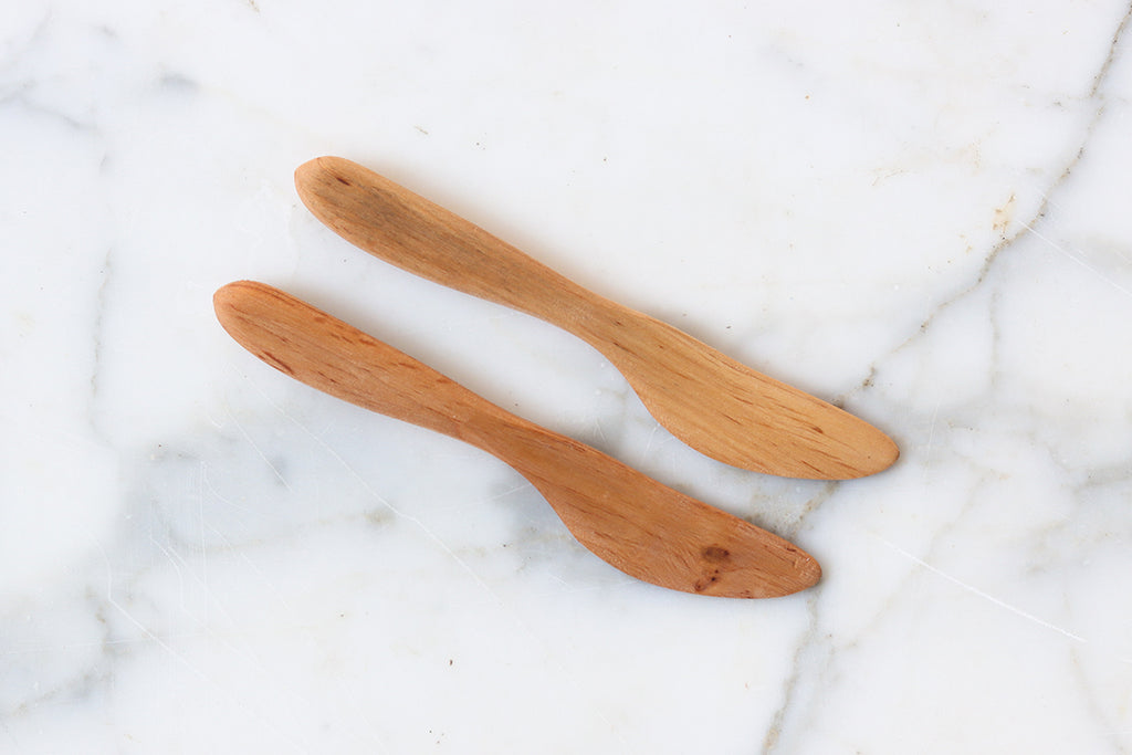 Parisian Butter Spreader Set Fruitwood