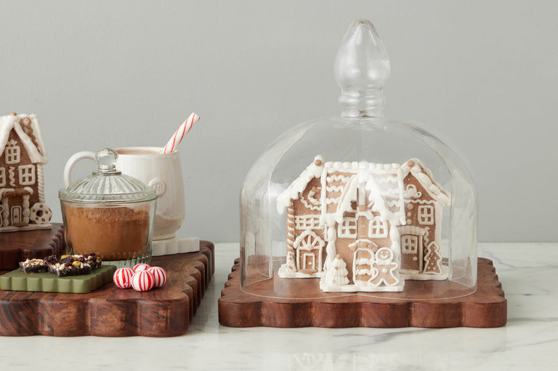 Glass Quatrefoil Dome