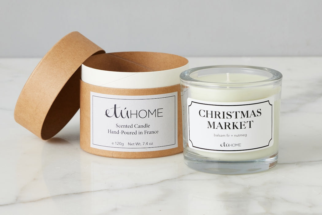 Christmas Market, Balsam Fir and Nutmeg Candle