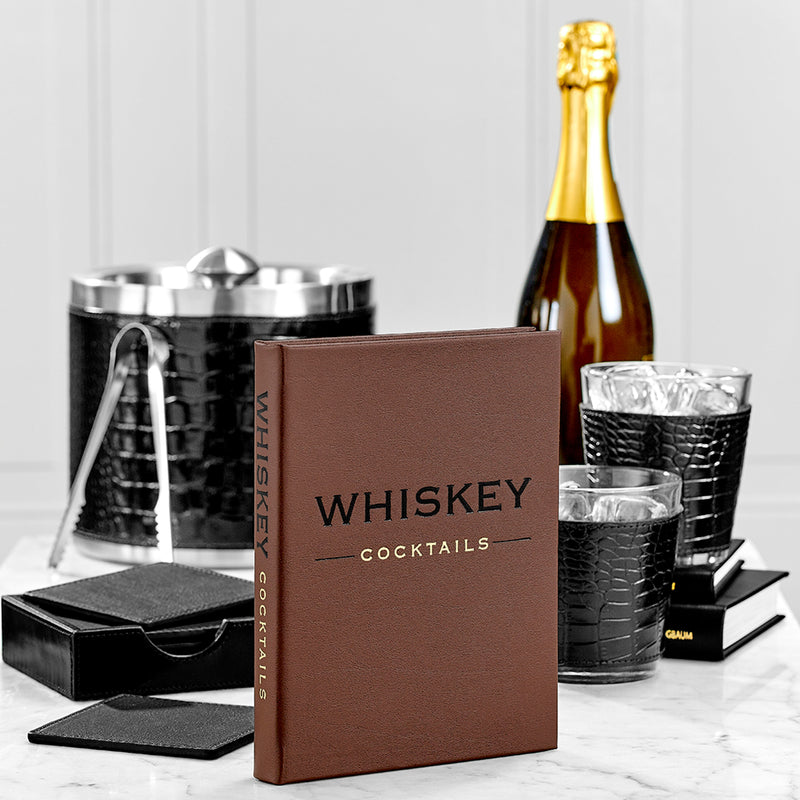 Whiskey Cocktails, Leather Cover Edition