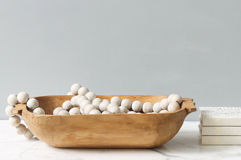 Antique Oval Dough Bowl