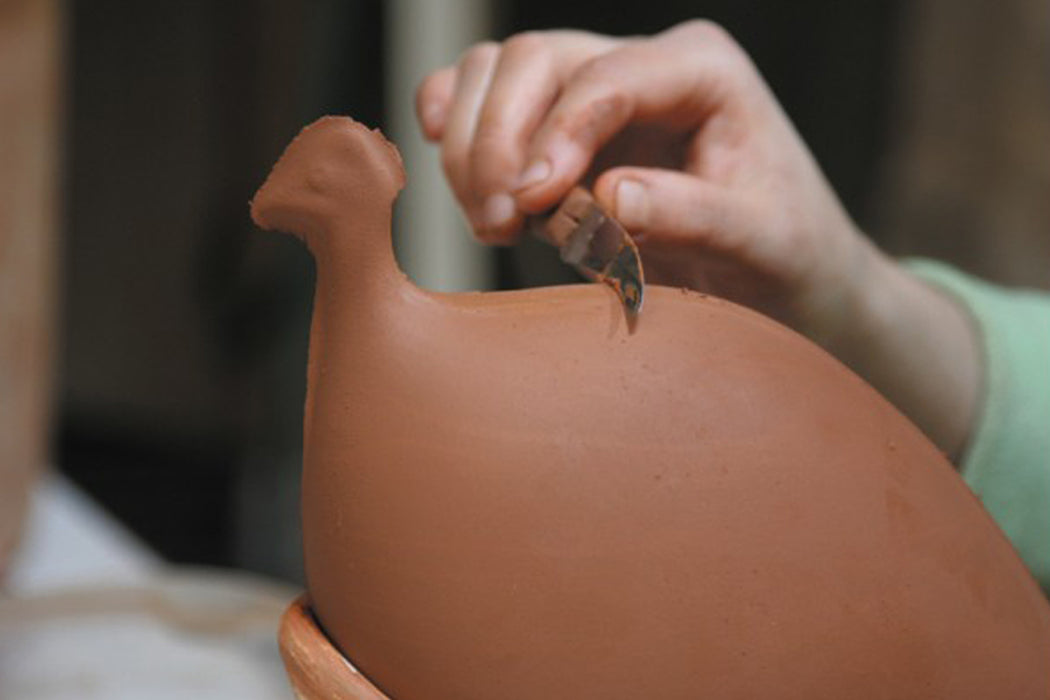 Guinea Fowl, Green Splashes Spotted White