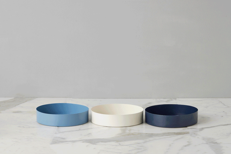 3-in-1 Glass Bloom Vase, Maritime Color Set