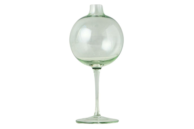 Sage Wine Glass Vase, Medium
