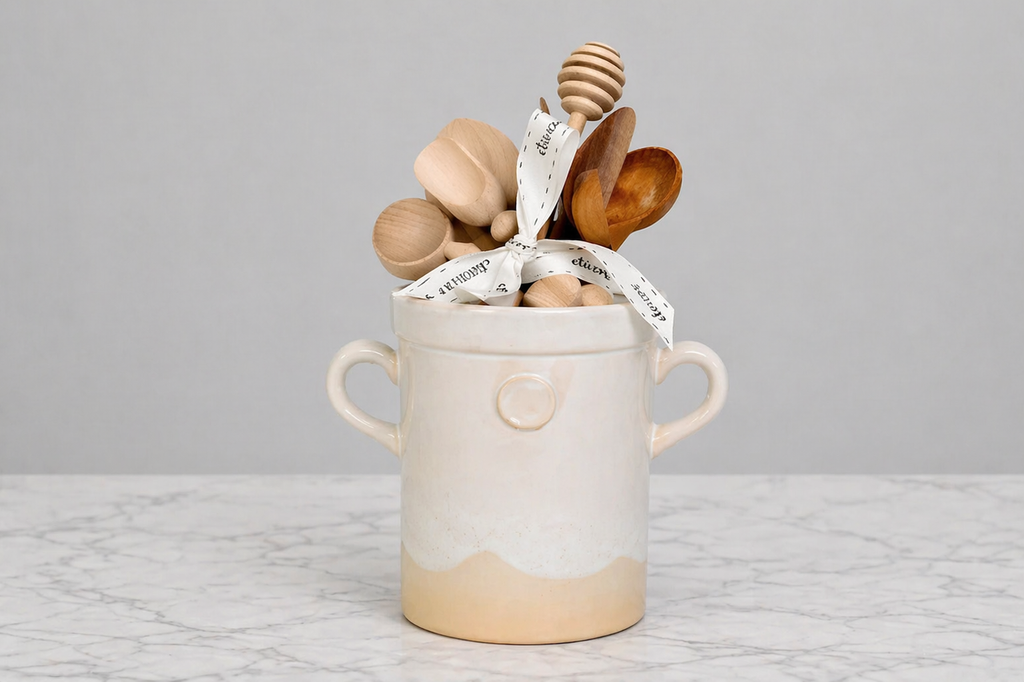 Tea Lover Set w Handthrown Crock