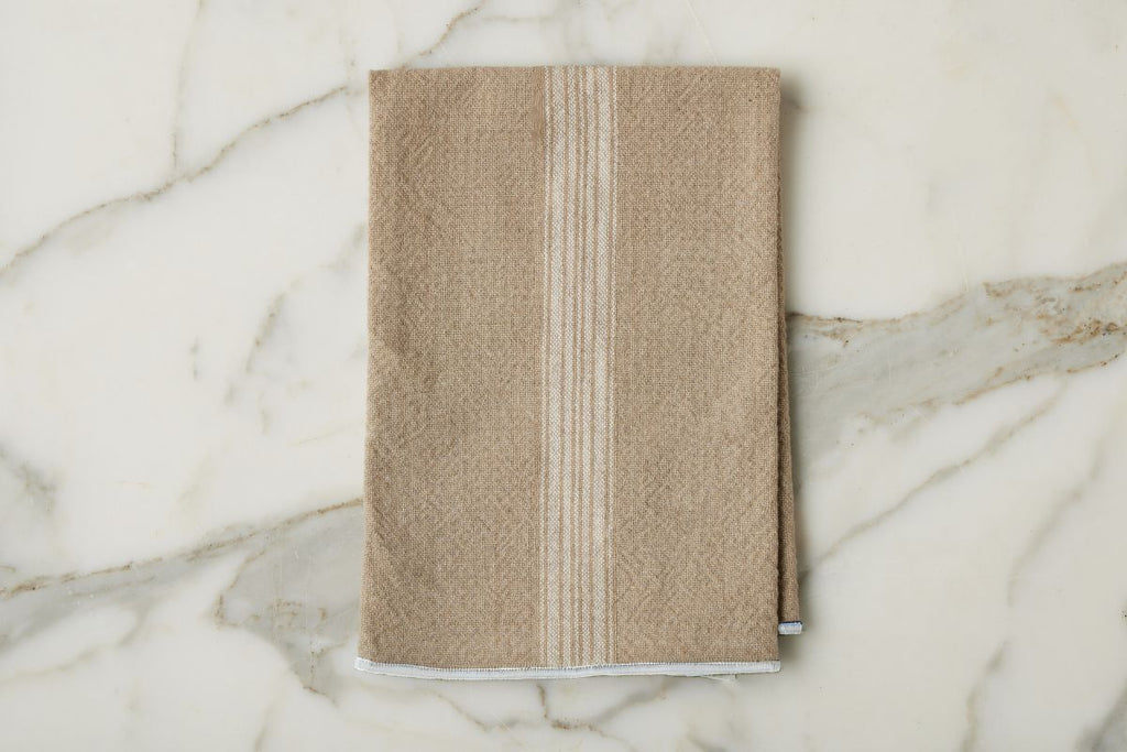 Dinner Napkins Vintage Stripe Set 4