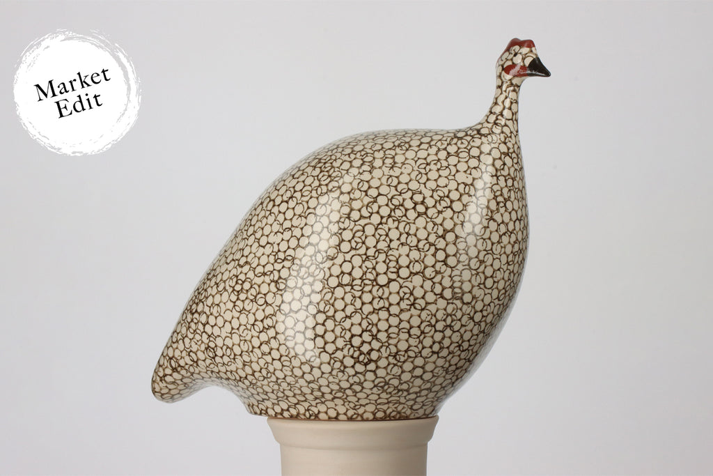 Guinea Fowl White Spotted