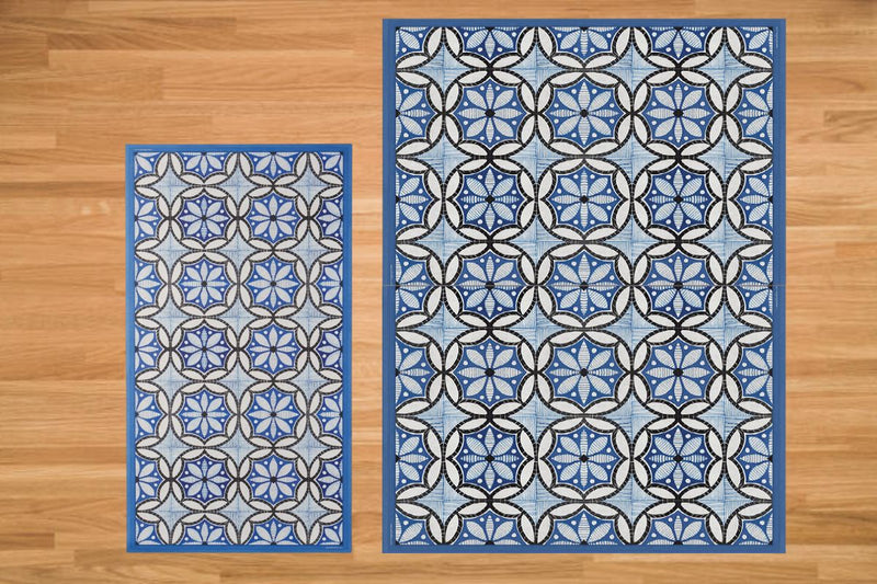 Caltagirone C Italian Vinyl Rug