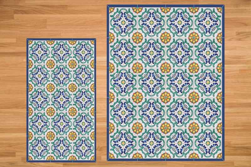 Positano B Italian Vinyl Rug