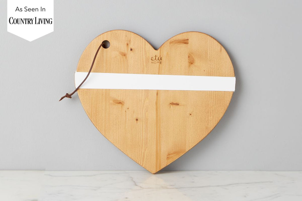 Natural Mod Heart Charcuterie Board, Small — etúHOME