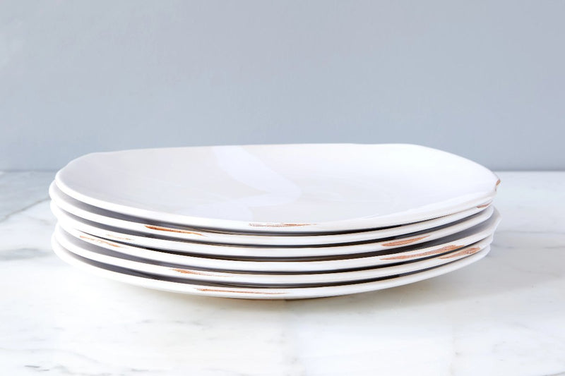 Exposed Edge Organic Dinner Plate, Large