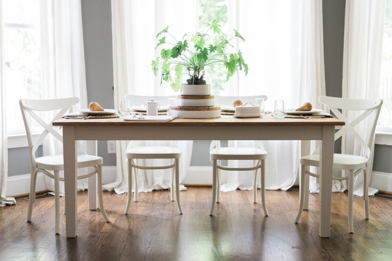 Provence Farm Table, Natural/White