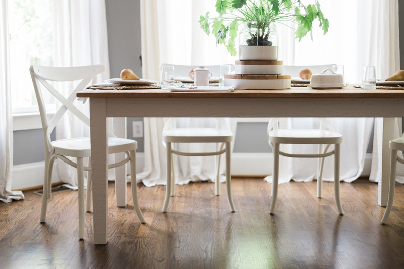 Provence Farm Table, Natural/White
