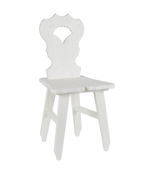 Tyrolean Chair, White Shell