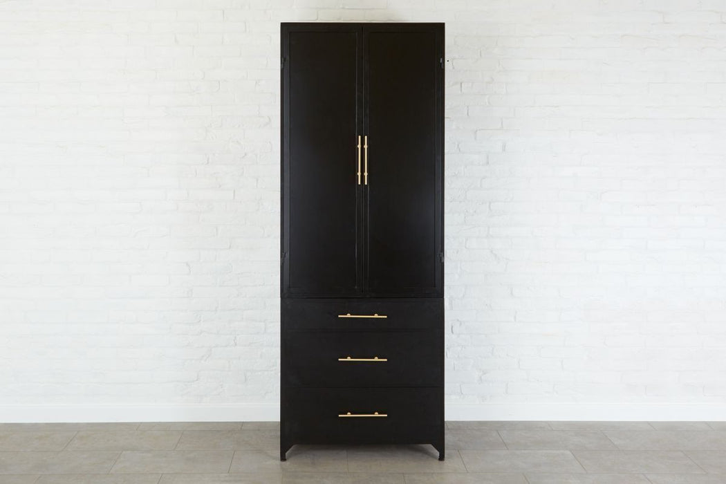 Black 2-Door Storage Cabinet — etúHOME