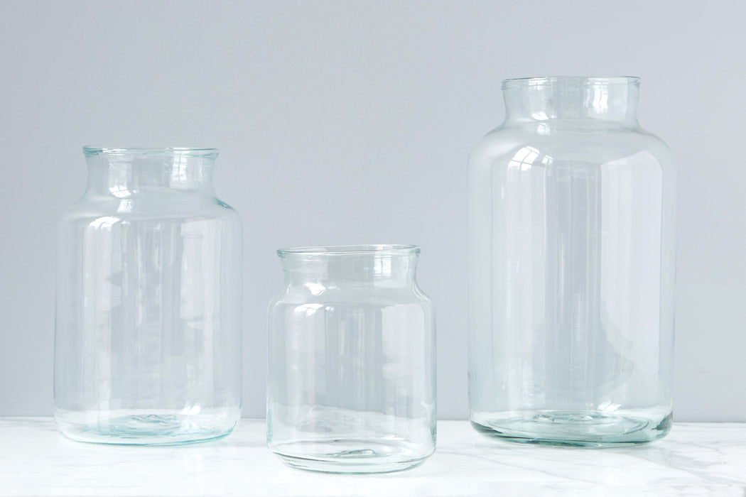 Encheng 5 oz Wide Mouth Mason Jars,Clear Glass Jars with Lids