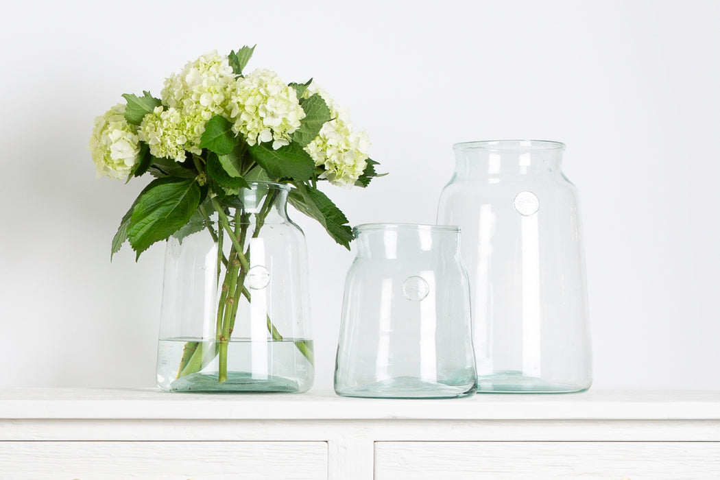 All white arrangement on large mason jars. Natural Wonders Photography
