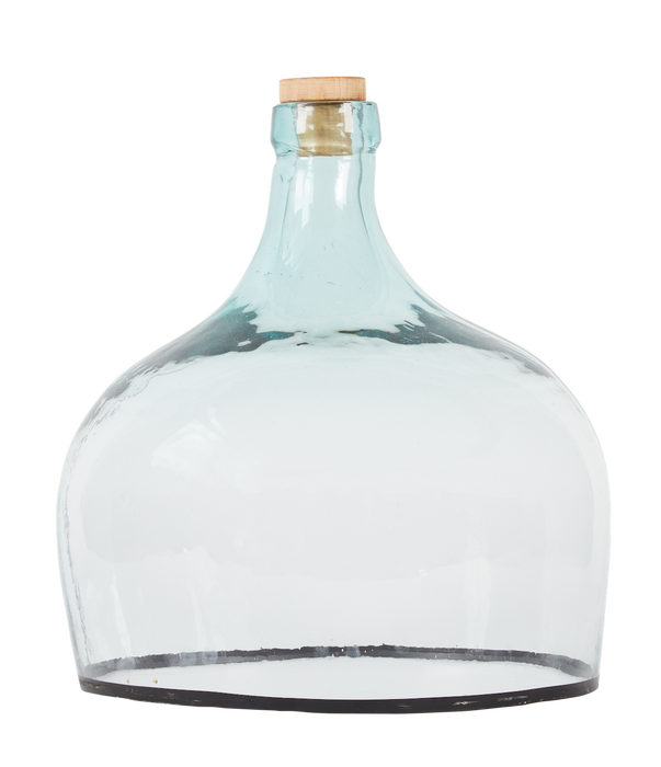 Vintage Large Glass Demijohn Carboy Transparent Bottle