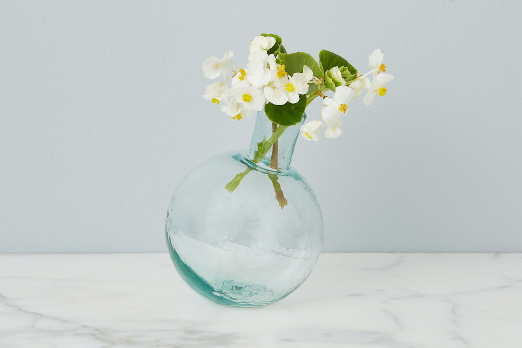 Clear Sphere Bud Vase