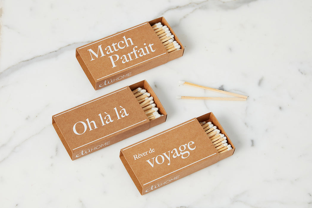 etúHOME Oversized Matches, Dreaming of Travel 5